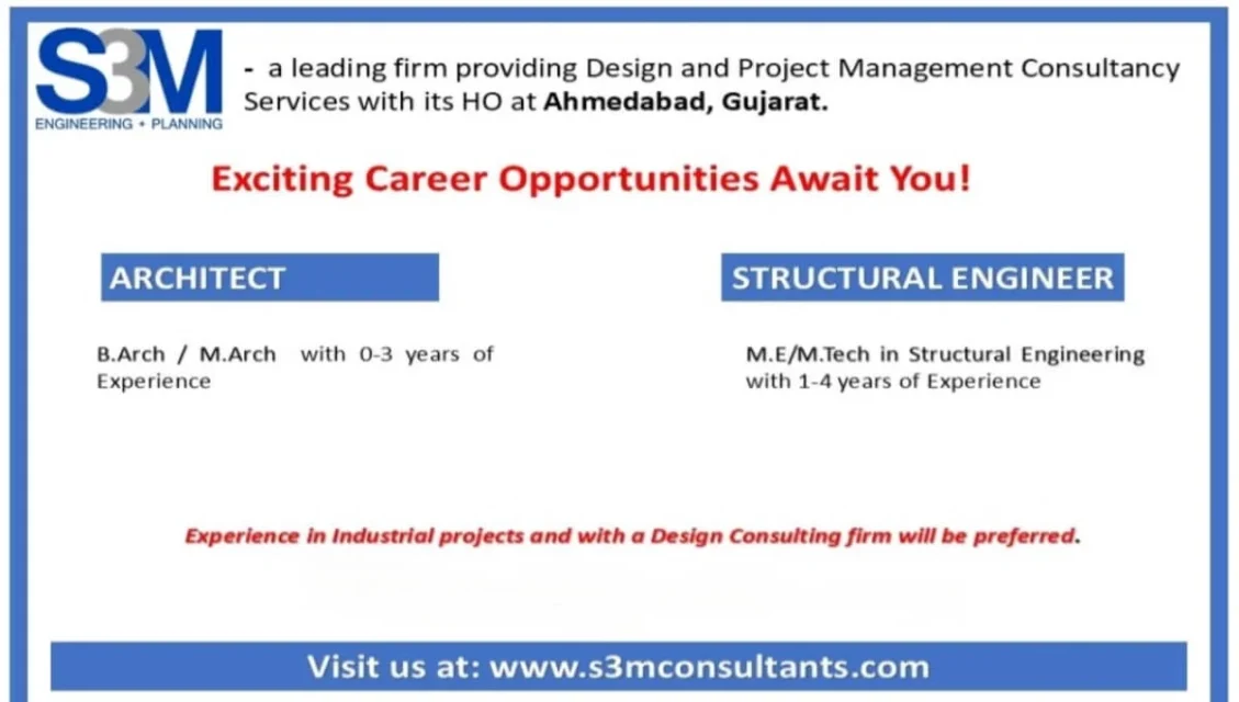 SM Engineering Planning Recruitment 2026 | For Structural Engineer, Architect