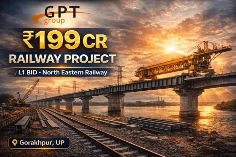 Railway Project News | GPT Infraprojects L1 for ₹199 Cr Work | North Eastern Railway