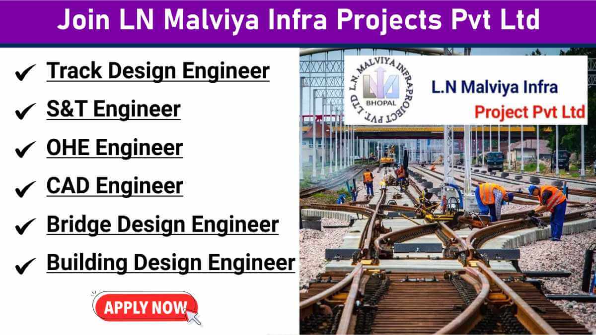 LN Malviya Infra Projects Pvt Ltd Hiring 2026 | Civil & Electrical Engineers Needed for Design Work in M.P.