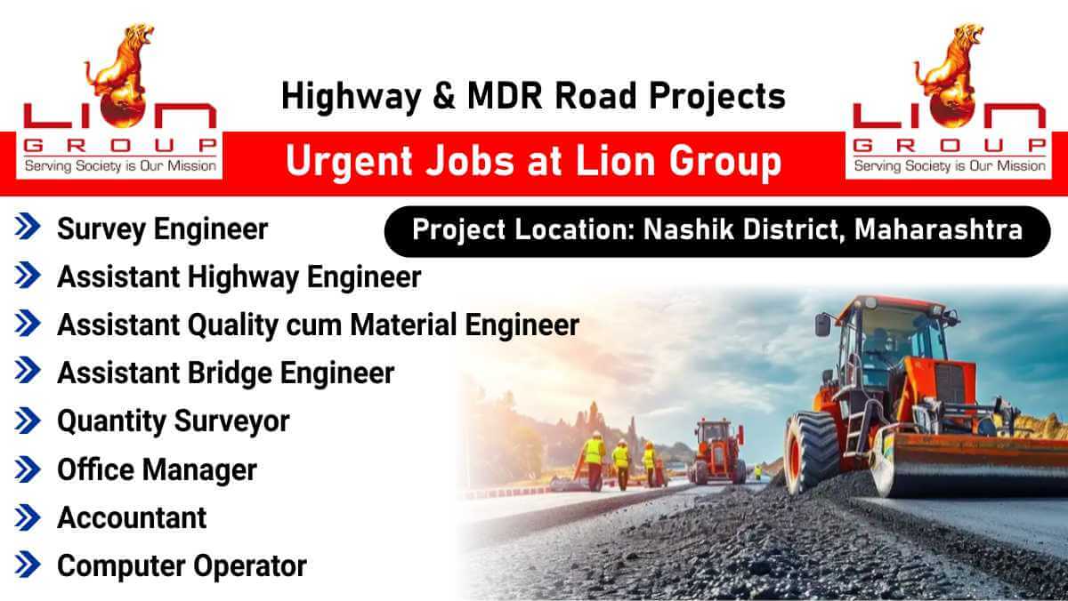 Lion Group Recruitment 2026 | For Civil Engineers, QS, Bridge Engineers & Office Staff