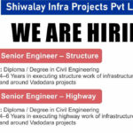 Shiwalay Infra Projects Pvt Ltd Recruitment 2026 | for Civil Engineers & Senior Engineers in Vadodara