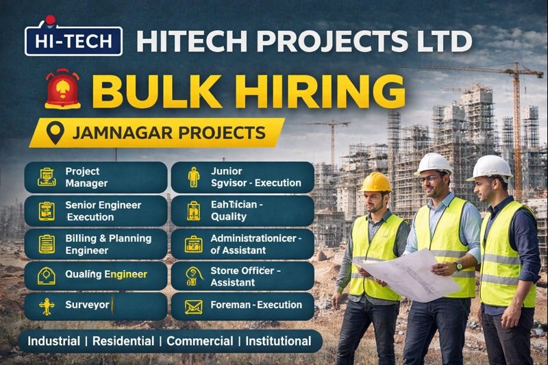 HITECH Projects Ltd Latest Walk-In Interview 2026 | Date: 7 January 2026 (Wednesday)