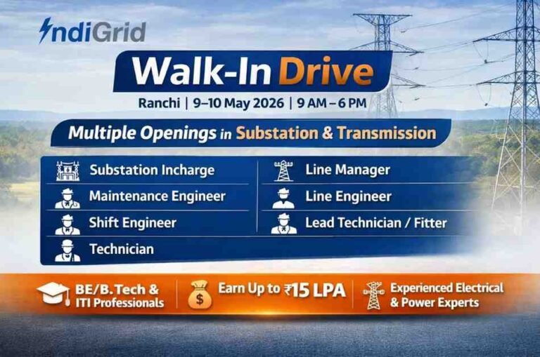 IndiGrid Walk in Drive 2026